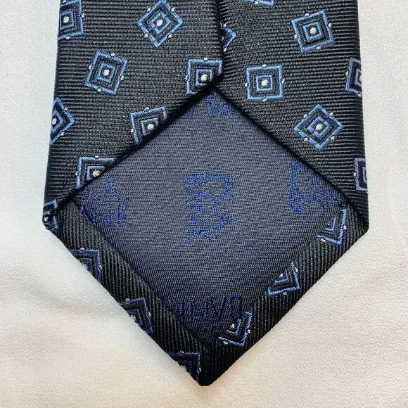 Jos. A. Bank Executive Collection Tie Mens Silk Necktie Black Ties‎ - Picture 3 of 5
